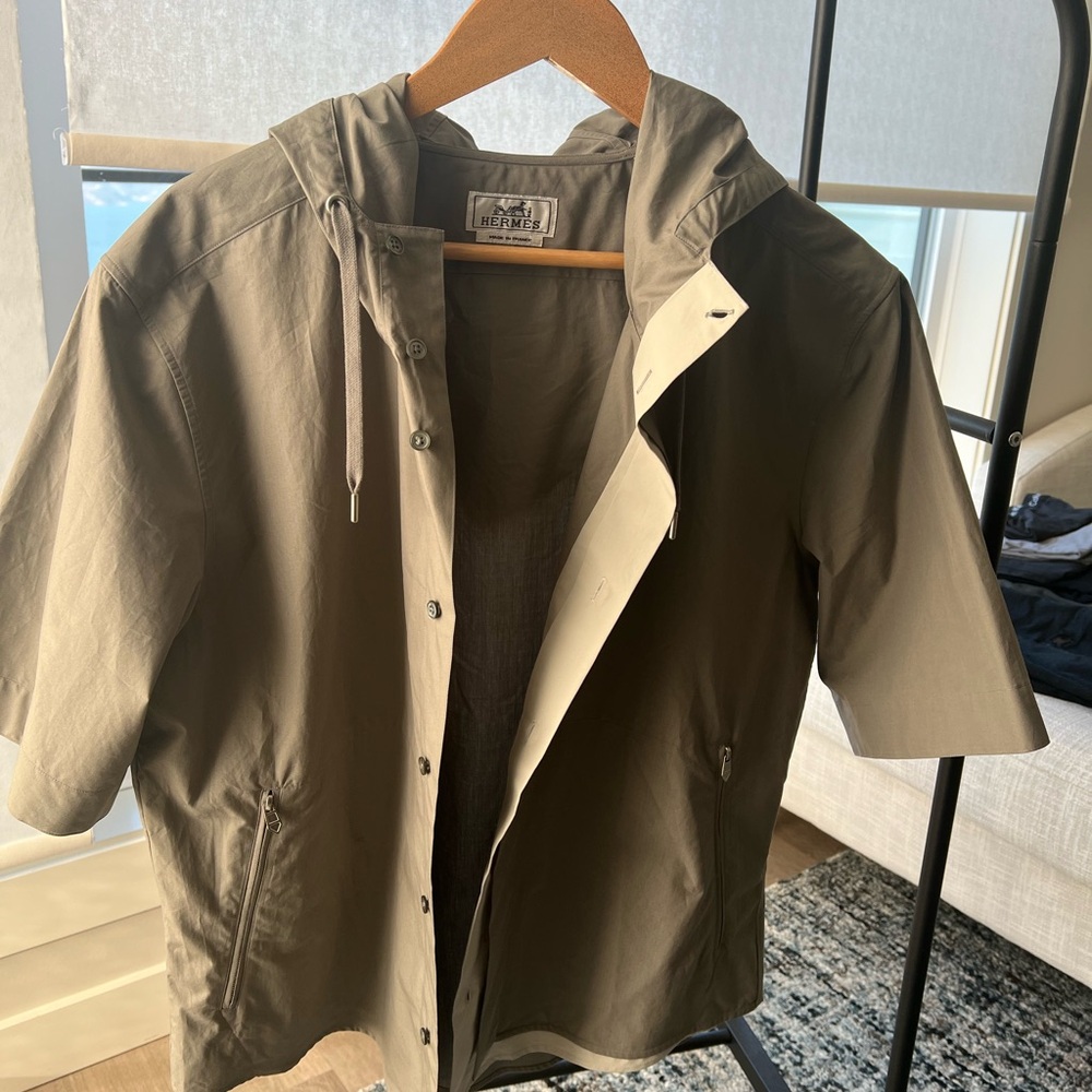 Hermès Made in France Hooded Jacket Size 40 (Medium)